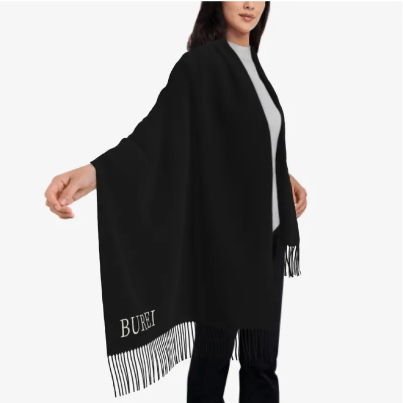 BUREI Women Pashmina Scarf,Evening Wedding Party Shawl Accessories Gift for Bridal sold by Burei