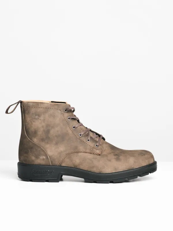 MENS BLUNDSTONE ORIG LTHR LINED LACE UP - BRN sold by Blackwell