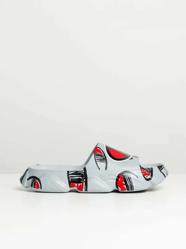 MENS CHAMPION MELOSO SQUISH SL COMIC PRINT - CLEARANCE sold by Blackwell