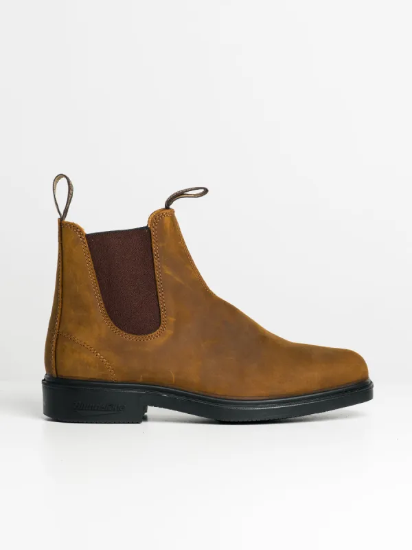 MENS BLUNDSTONE DRESS CRAZY HORSE - BROWN sold by Blackwell