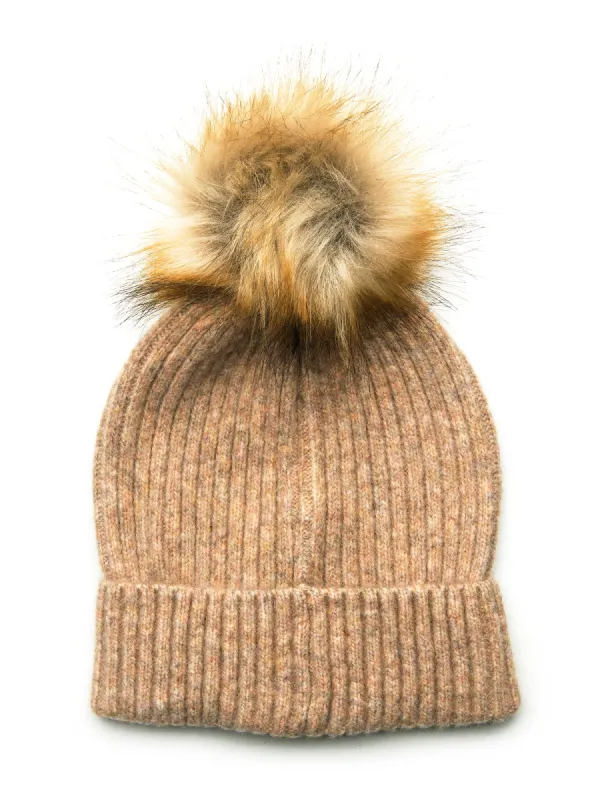 HARLOW RIBBED FAUX FUR POM - CLEARANCE sold by Blackwell