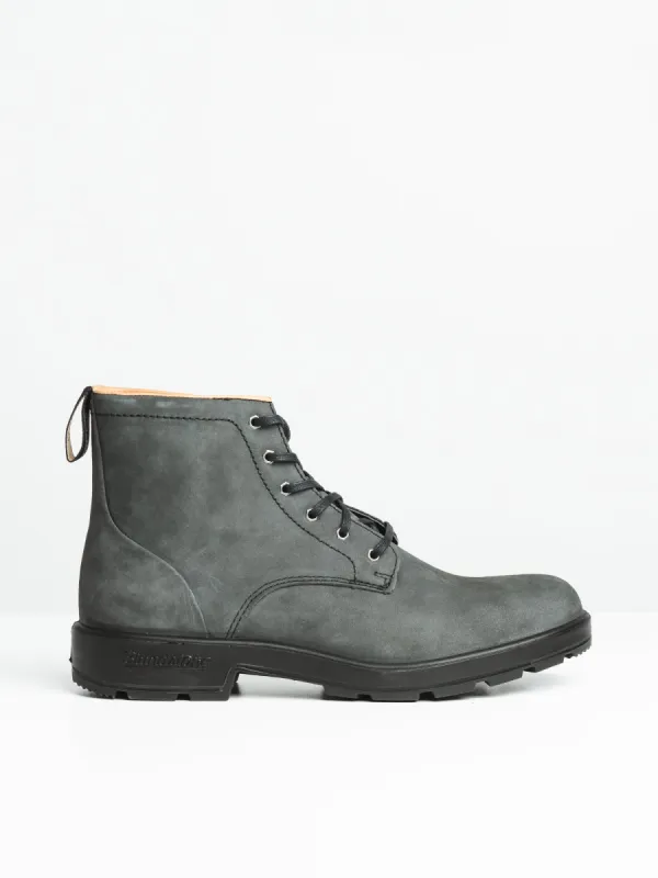 MENS BLUNDSTONE ORIG LTHR LINED LACE UP - BLK sold by Blackwell