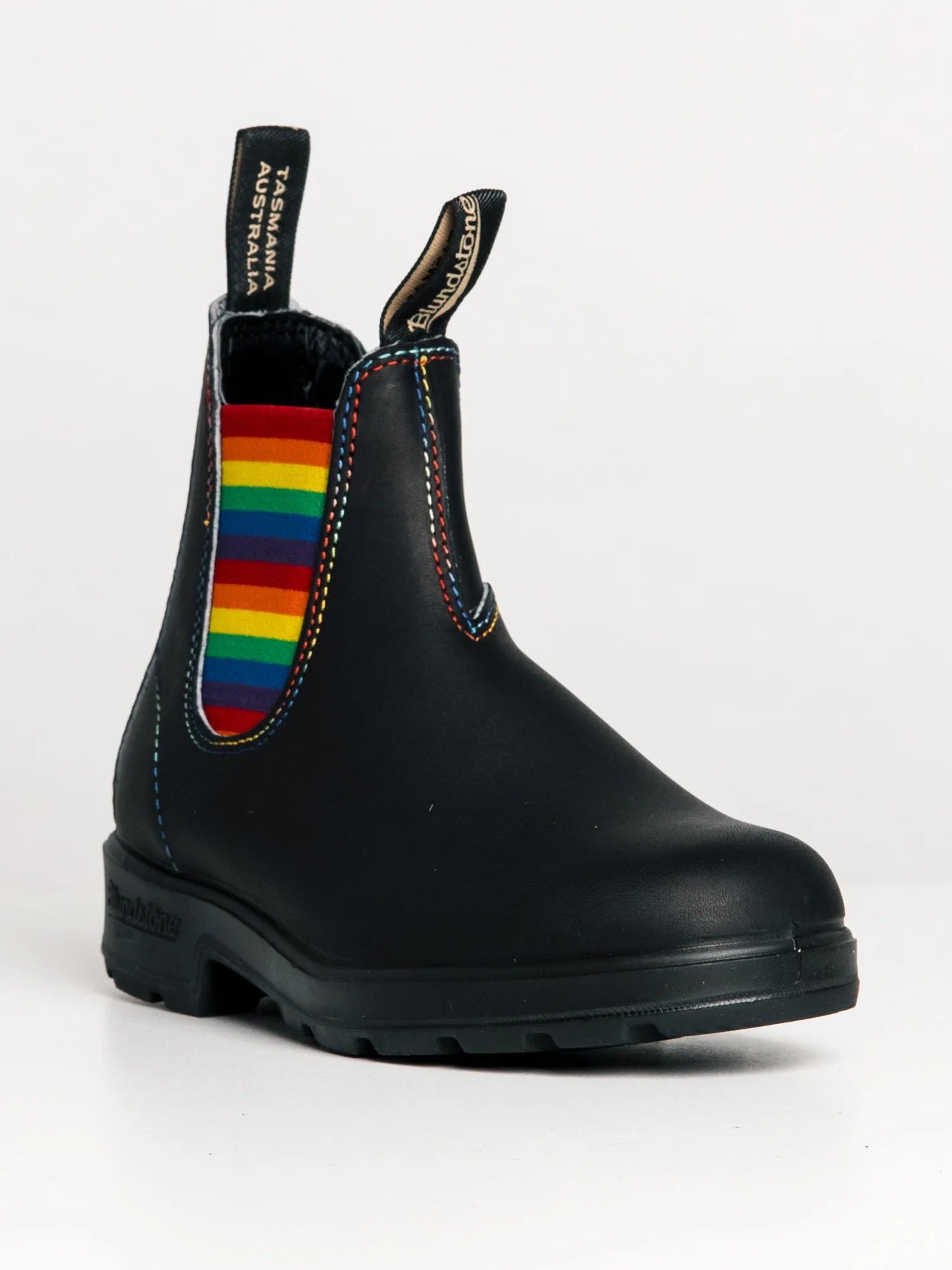 WOMENS BLUNDSTONE ORIGINAL BLACK WITH RAINBOW ELASTIC - CLEARANCE sold by Blackwell product image thumbnail 2