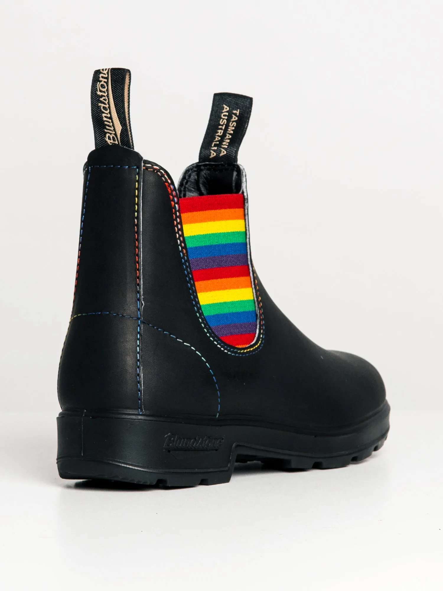 WOMENS BLUNDSTONE ORIGINAL BLACK WITH RAINBOW ELASTIC - CLEARANCE sold by Blackwell product image thumbnail 3