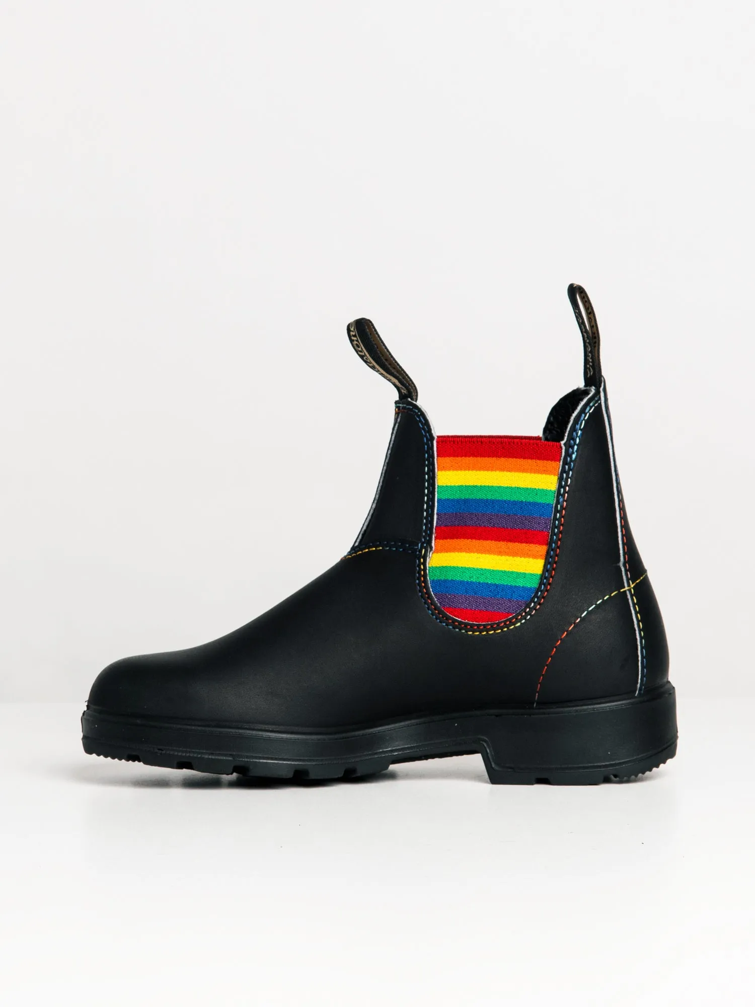 WOMENS BLUNDSTONE ORIGINAL BLACK WITH RAINBOW ELASTIC - CLEARANCE sold by Blackwell product image thumbnail 4