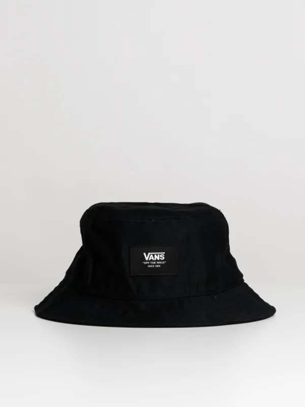 VANS PATCH BUCKET HAT - BLACK  - CLEARANCE sold by Blackwell