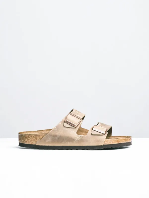 MENS BIRKENSTOCK ARIZONA LEATHER OILED SANDALS - REGULAR - TOBACO BROWN sold by Blackwell