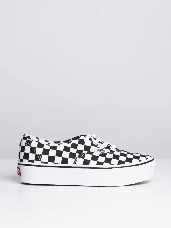 WOMENS VANS AUTHENTIC PLATFORM 2.0 CHECKER SNEAKERS - CLEARANCE sold by Blackwell
