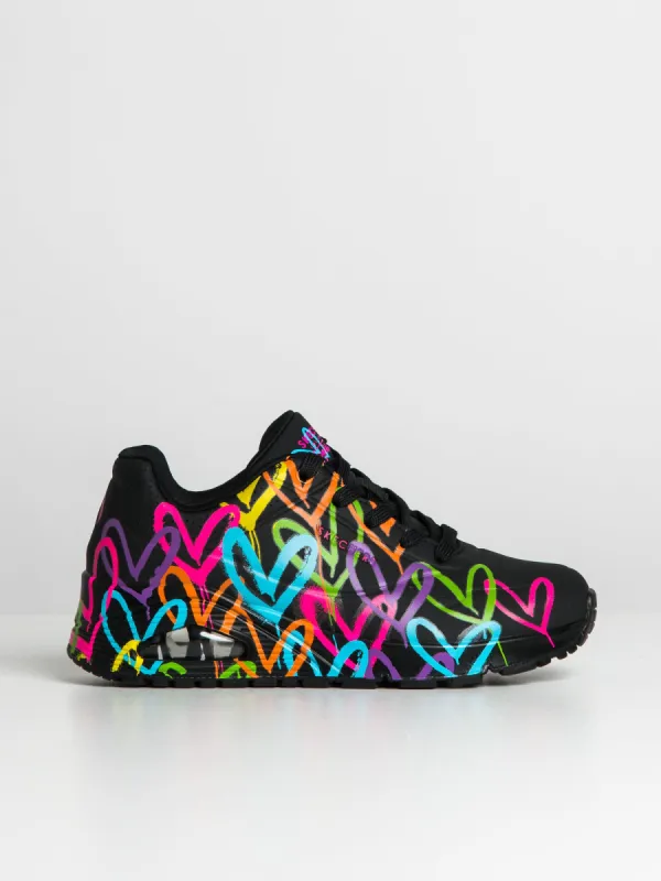 WOMENS SKECHERS UNO HIGHLIGHT LOVE - CLEARANCE sold by Blackwell