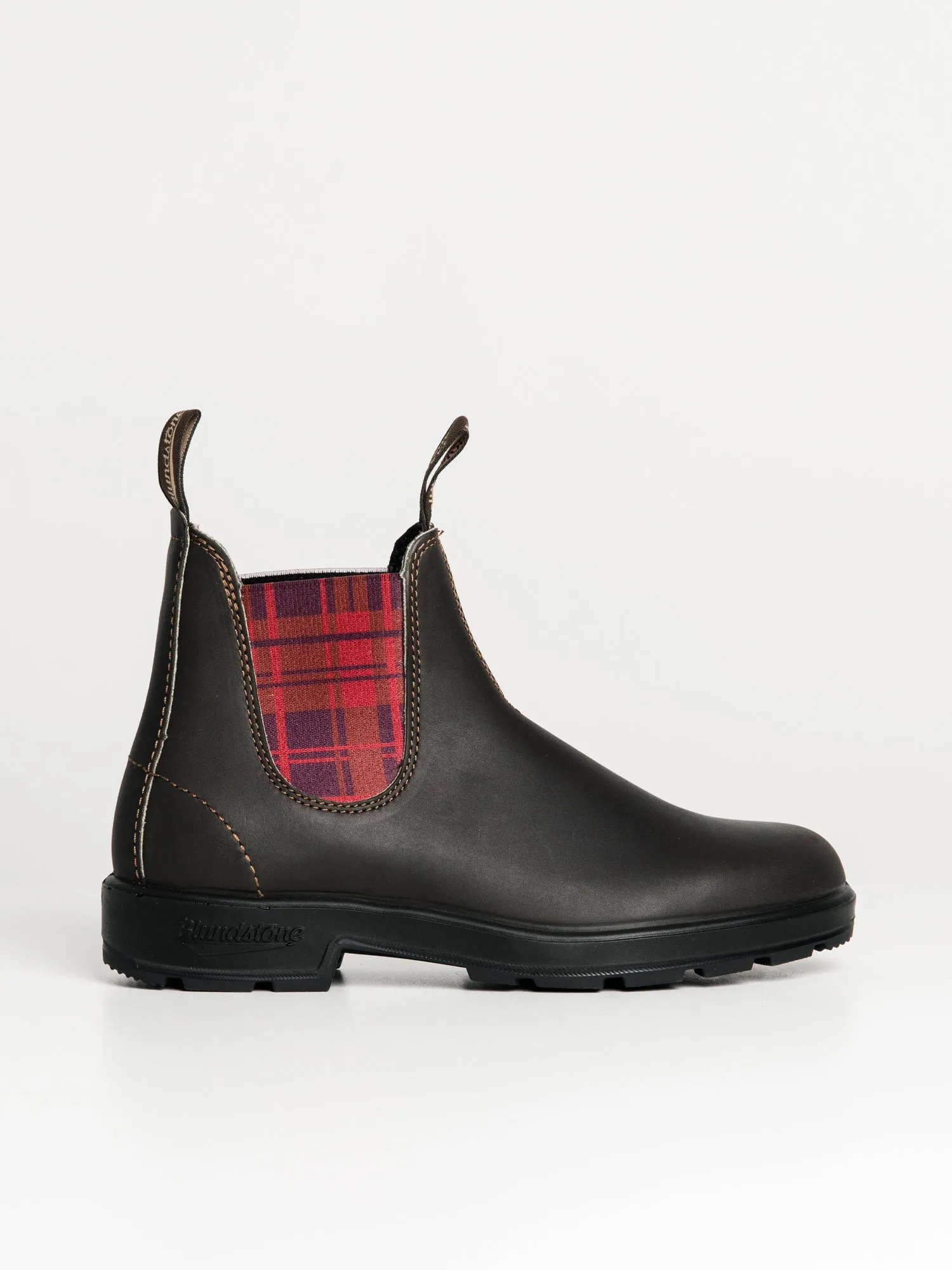 MENS BLUNDSTONE ORIGINAL - BRN/BUR TARTAN sold by Blackwell