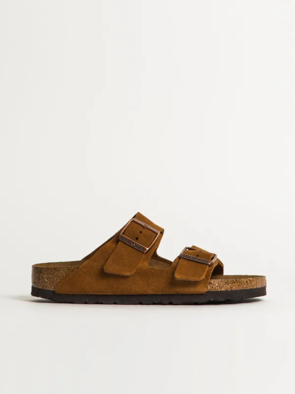 WOMENS BIRKENSTOCK ARIZONA SOFT NARROW SANDALS - MINK sold by Blackwell