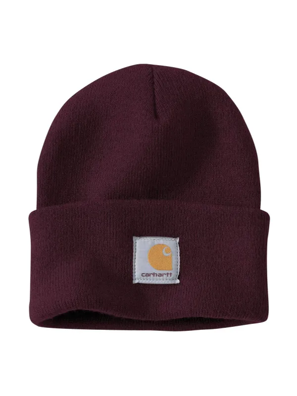 CARHARTT WATCH BEANIE - BLACKBERRY - CLEARANCE made by Carhartt