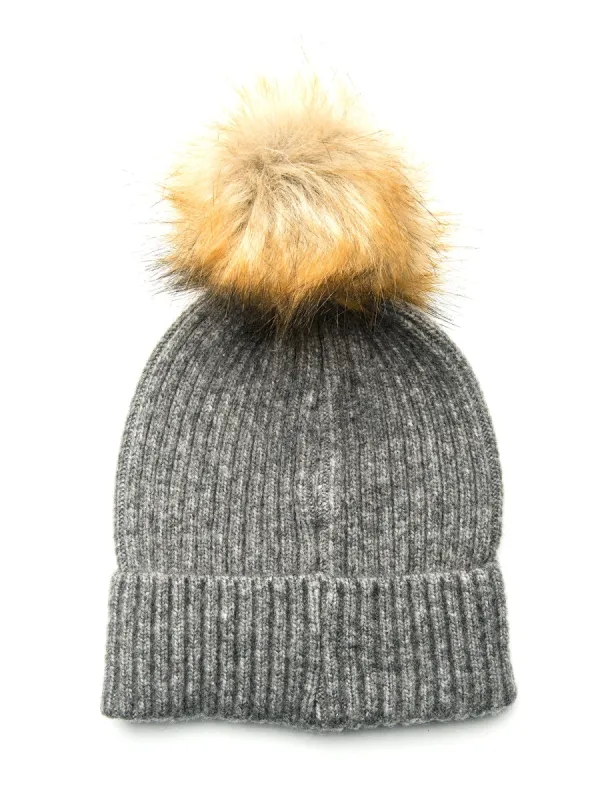 HARLOW RIBBED FAUX FUR POM - CLEARANCE sold by Blackwell