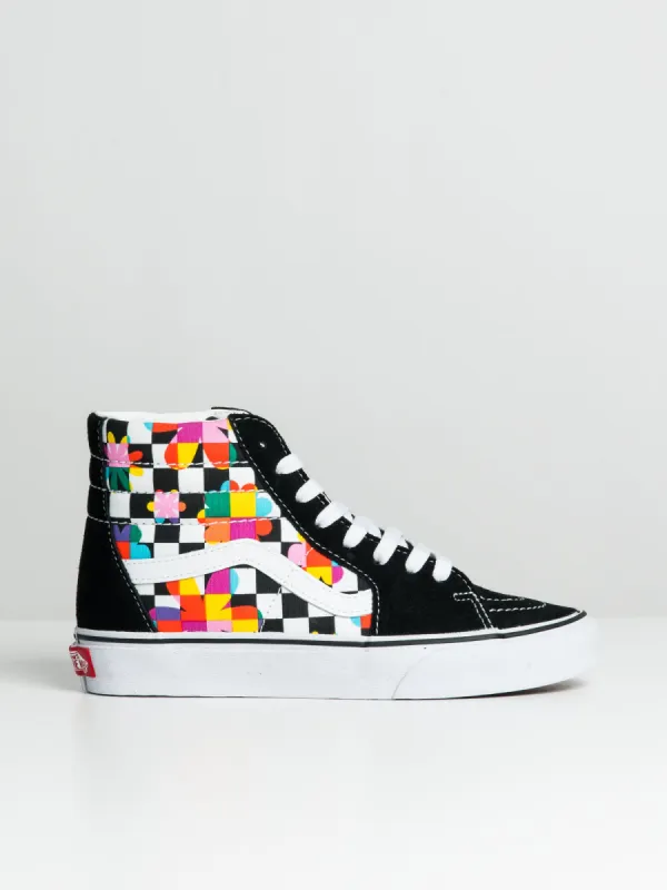 WOMENS VANS SK8 HI FLORAL CHECKER SNEAKER - CLEARANCE sold by Blackwell