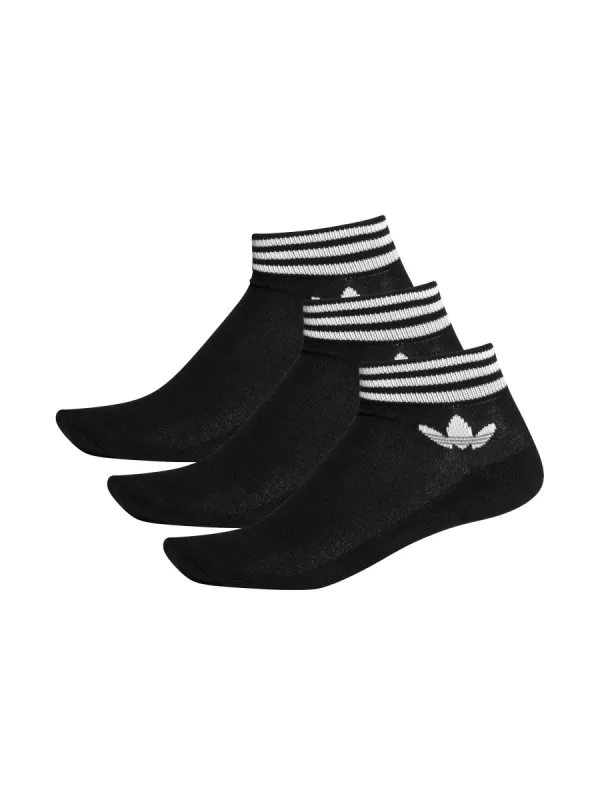 ADIDAS TREFOIL ANKLE 3 PACK SOCKS  - CLEARANCE sold by Blackwell