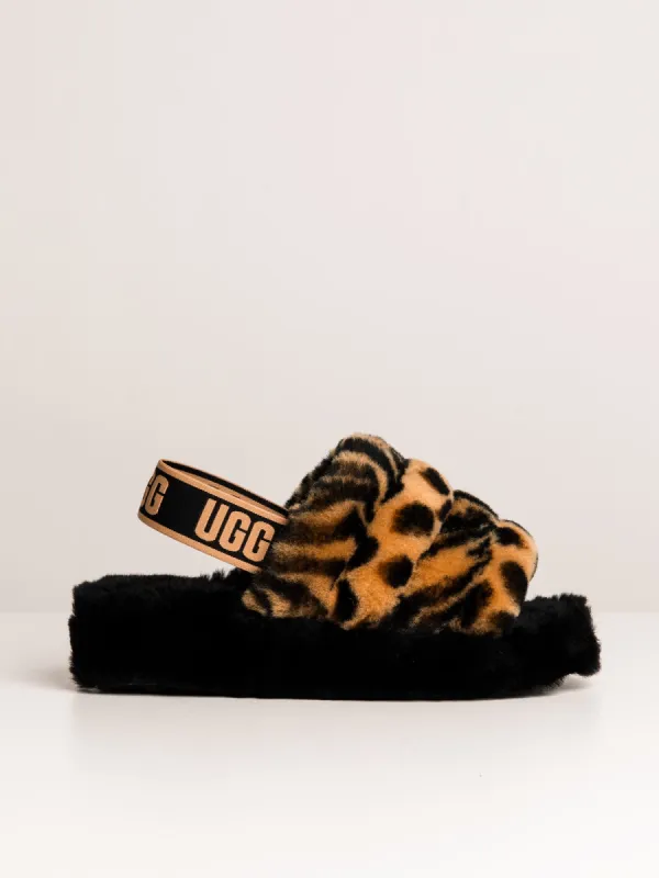 WOMENS UGG FLUFF YEAH ANIMALIA SANDAL - CLEARANCE sold by Blackwell