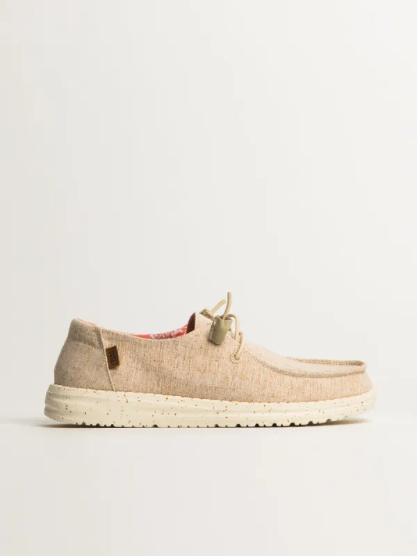 WOMENS HEYDUDE WENDY CHAMBRAY SNEAKER sold by Blackwell