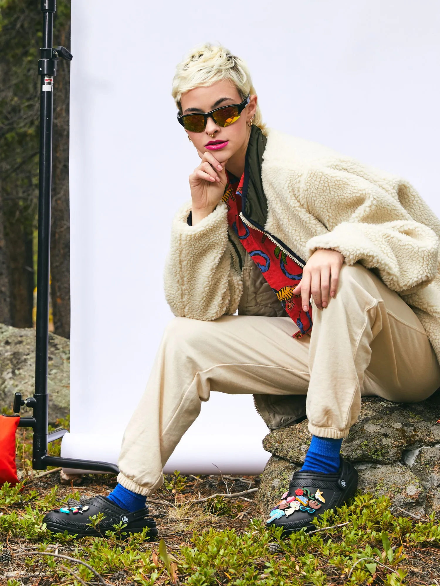 WOMENS CROCS CLASSIC LINED CLOGS - BLACK sold by Blackwell product image thumbnail 3