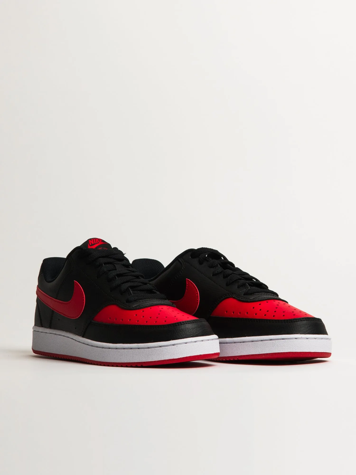 MENS NIKE COURT VISION LOW SNEAKER - BLACK/WHITE/UNIVERSITY RED sold by Blackwell product image thumbnail 2