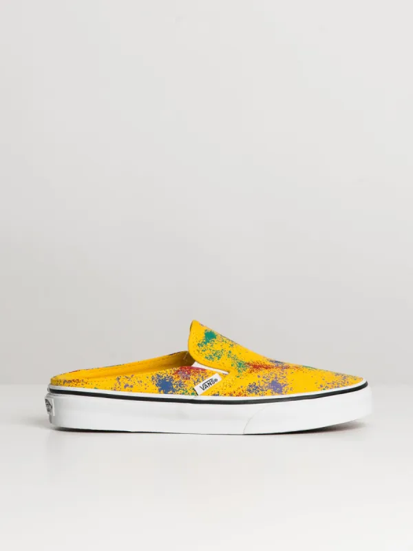 WOMENS VANS CLASSIC SLIP ON MULE OVERSPRAY SNEAKER sold by Blackwell