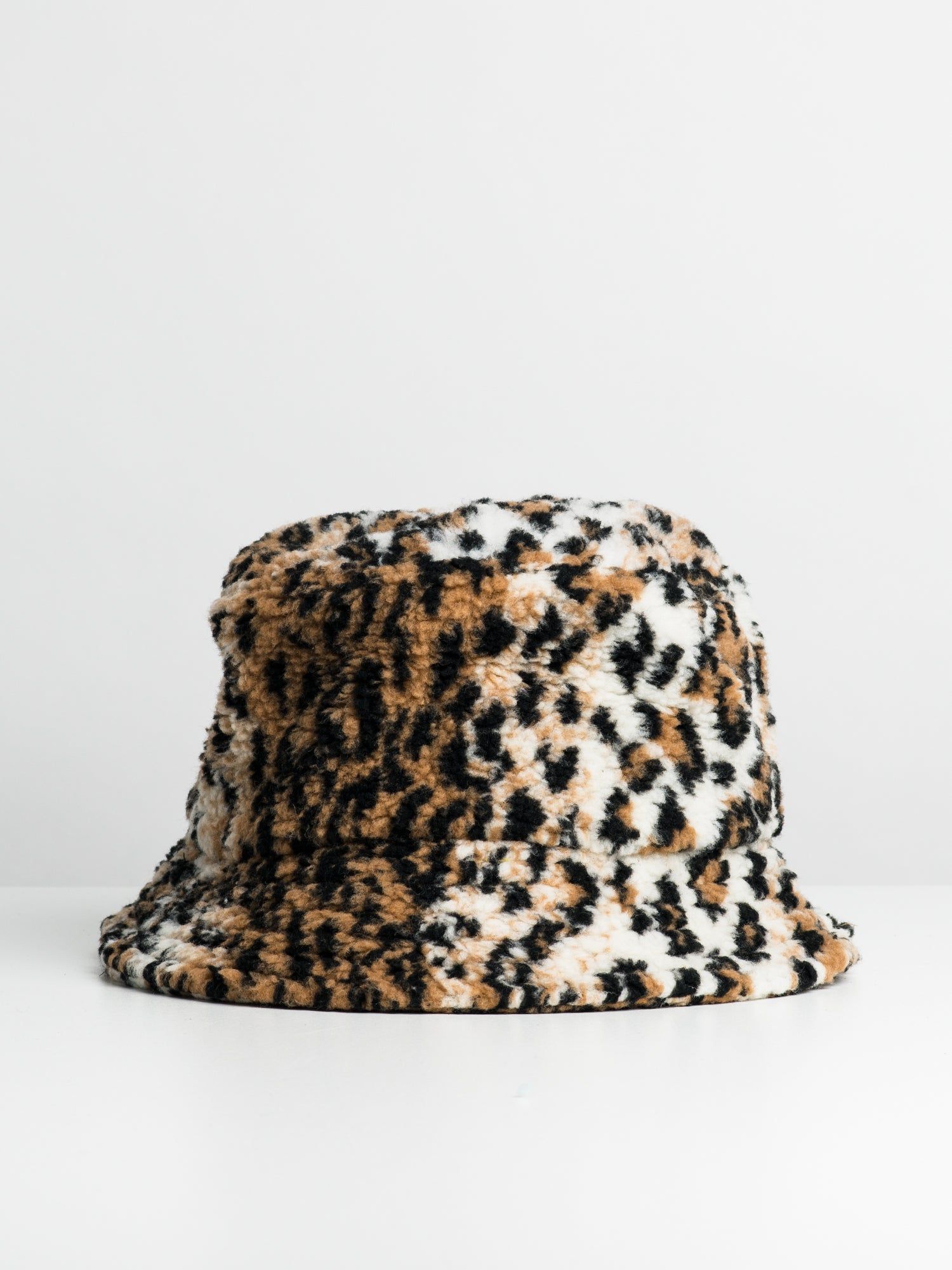 DLG BUCKET HAT - LEOPARD SHERPA - CLEARANCE sold by Blackwell product image thumbnail 2