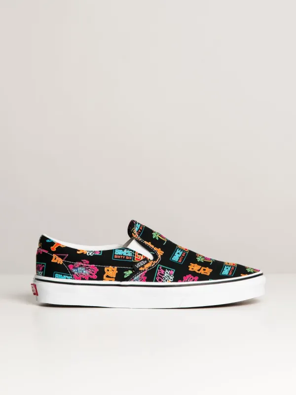 MENS CLASSIC SLIP ON VANS MARKET GRAPHIC PRINT SNEAKER sold by Blackwell