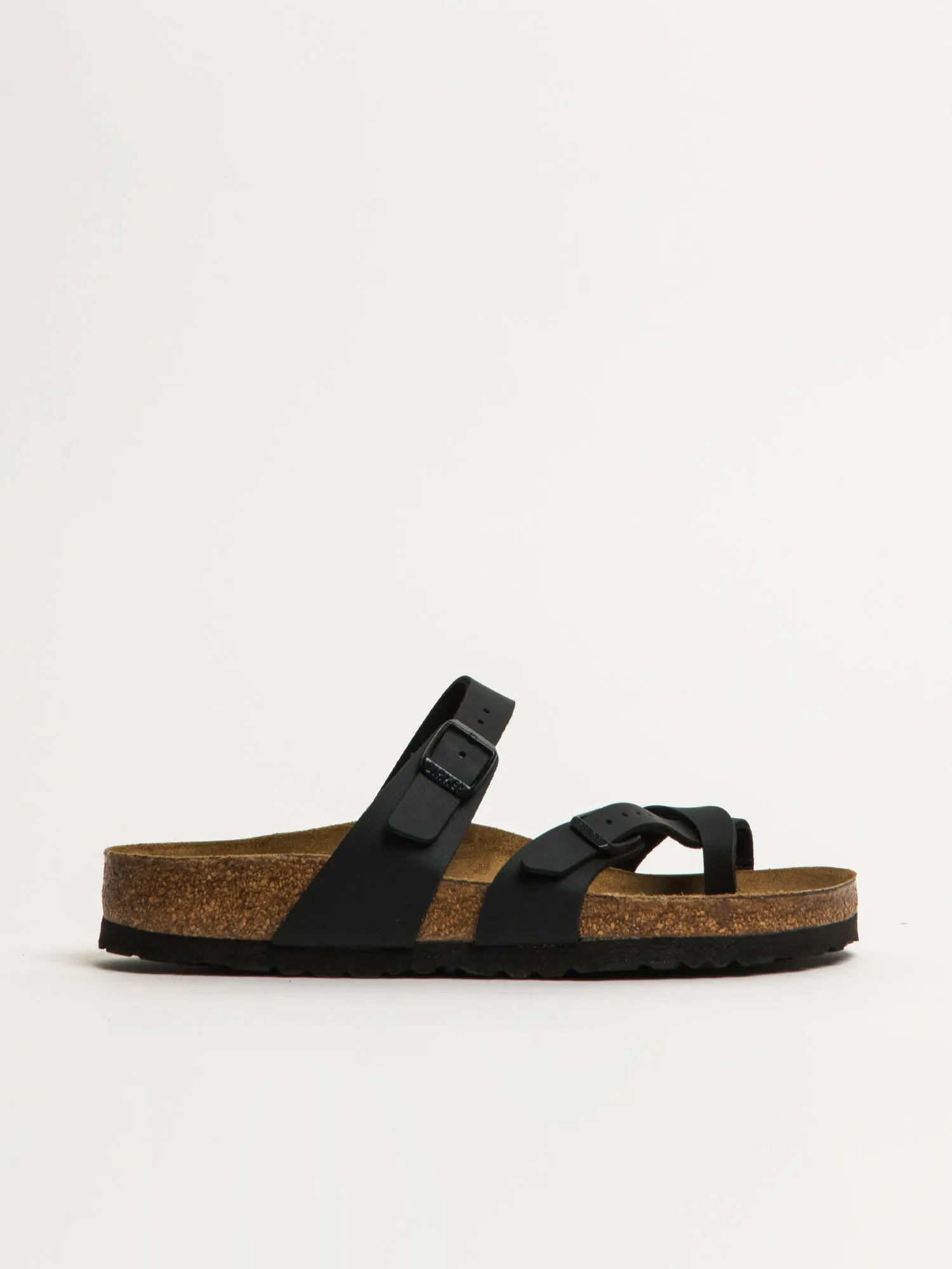 WOMENS BIRKENSTOCK MAYARI BLACK SANDALS - BLACK sold by Blackwell