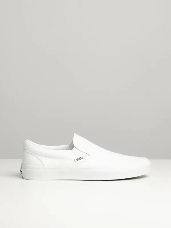 MENS VANS CLASSIC SLIP-ON TRUE WHITE CANVAS SHOES sold by Blackwell