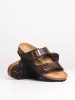 WOMENS BIRKENSTOCK ARIZONA DARK BROWN SANDALS - DARK BROWN sold by Blackwell