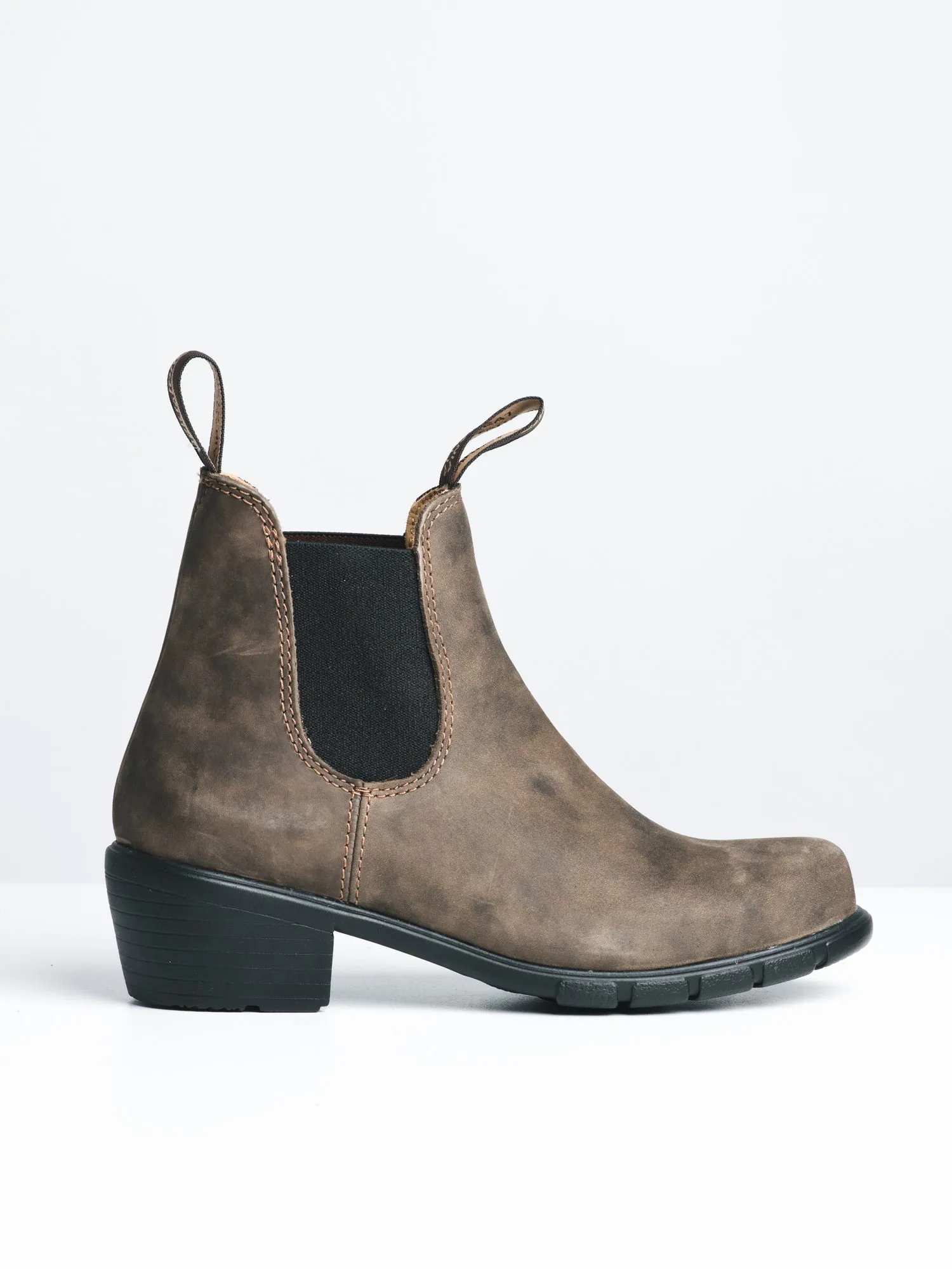 WOMENS BLUNDSTONE SERIES HEEL RUSTIC BROWN sold by Blackwell