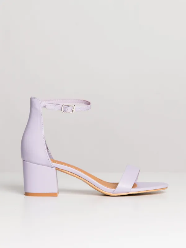 WOMENS HARLOW WEEKDAY VEGAN SUEDE STRAPPY HEEL - CLEARANCE sold by Blackwell