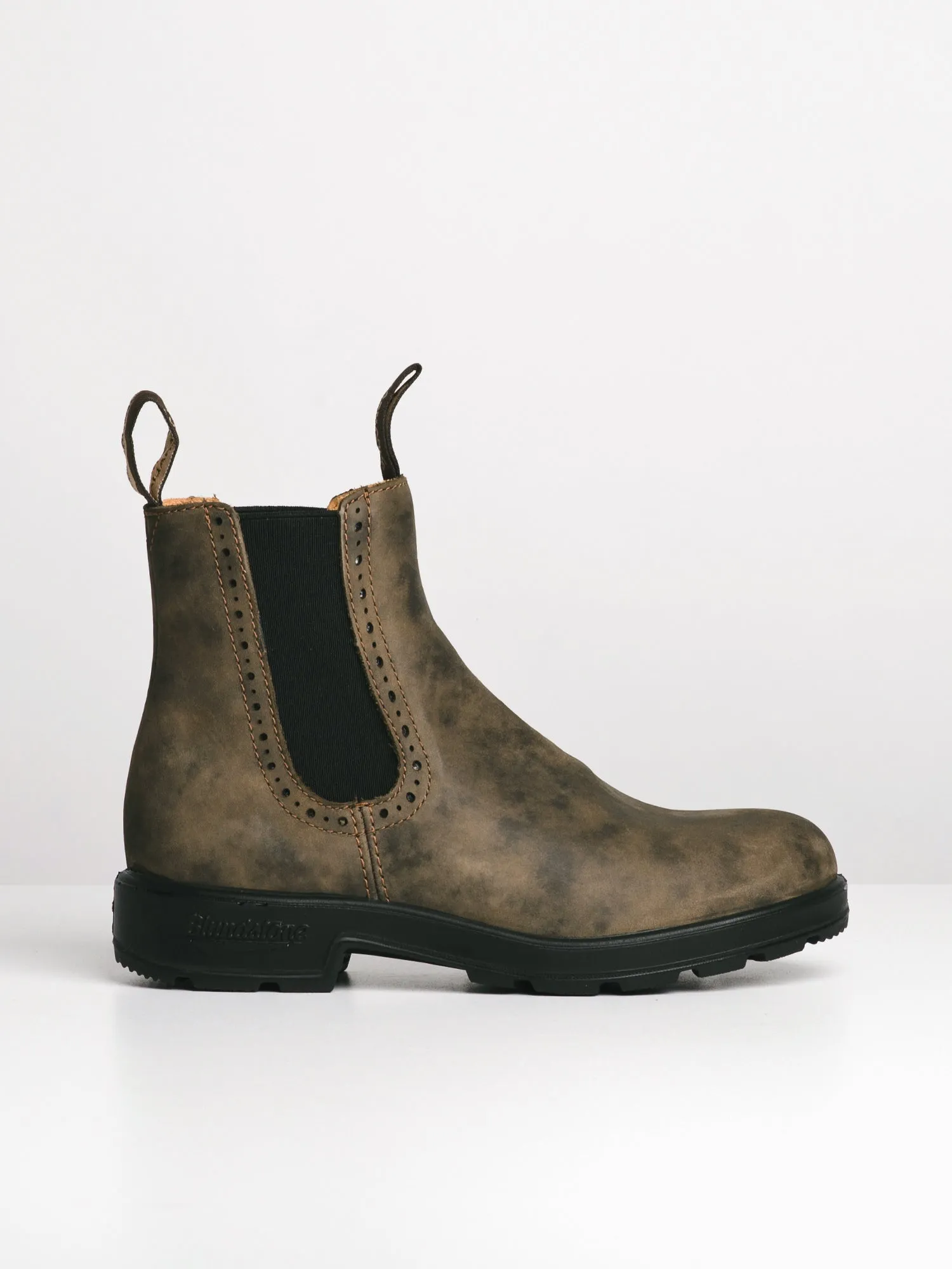 WOMENS BLUNDSTONE HI TOP ORIGINAL RUSTIC BROWN BOOT sold by Blackwell