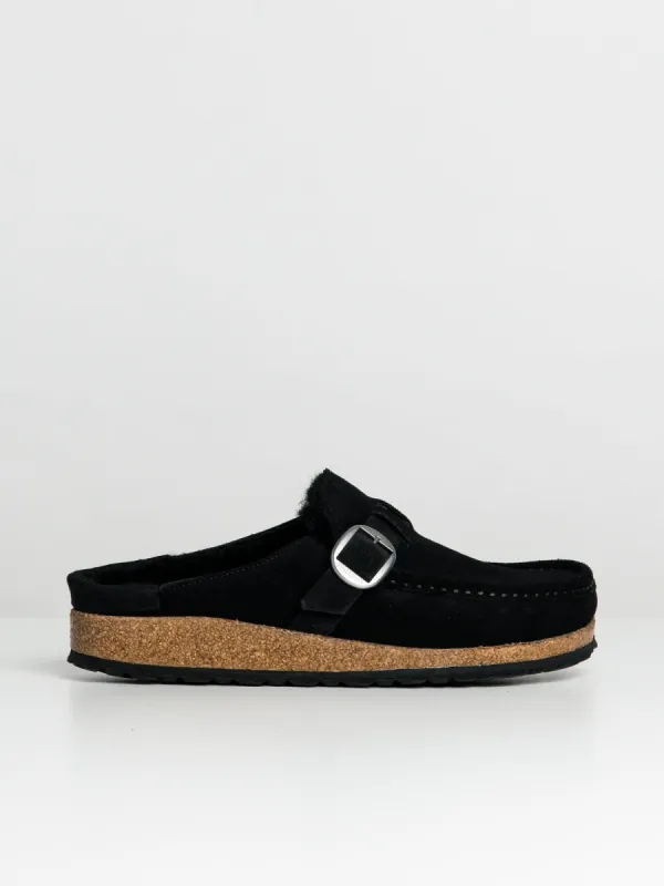 WOMENS BIRKENSTOCK BUCKLEY SHEARLING NARROW CLOGS made by Blackwell
