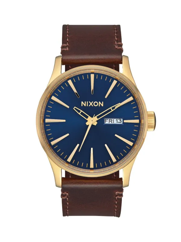 NIXON SENTRY LEATHER WATCH sold by Blackwell