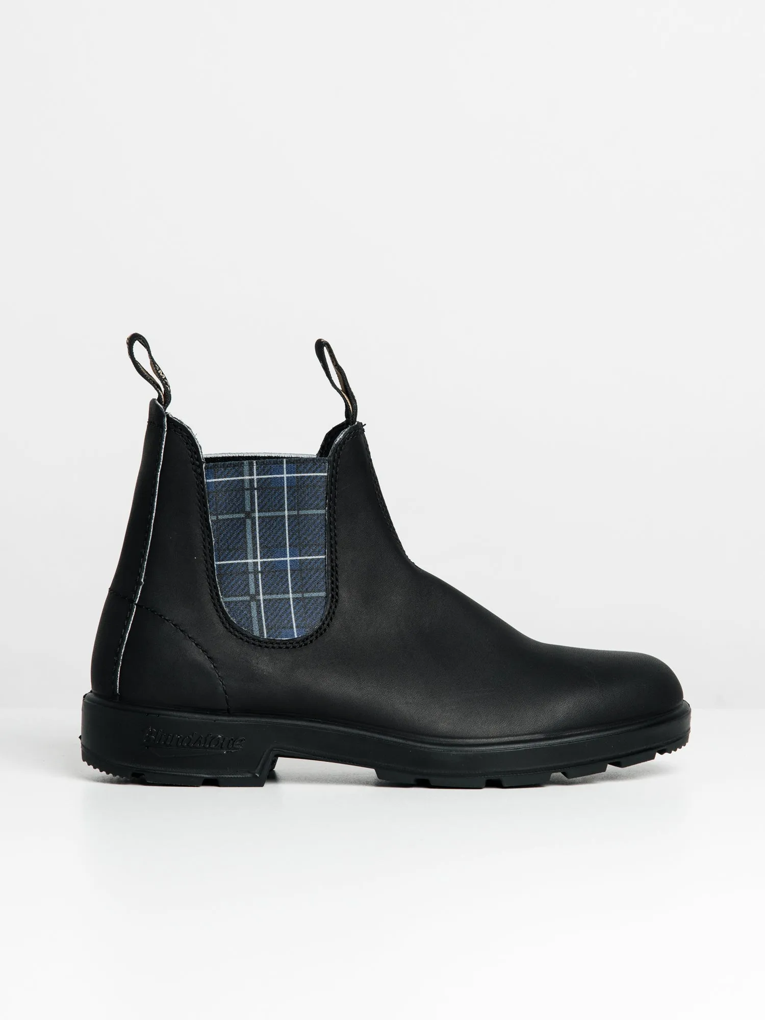 MENS BLUNDSTONE ORIGINAL - BLK/NAVY TARTAN sold by Blackwell