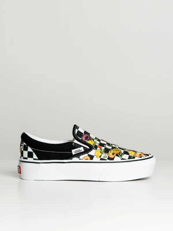 WOMENS VANS CLASSIC SLIP ON PLATFORM - CLEARANCE sold by Blackwell
