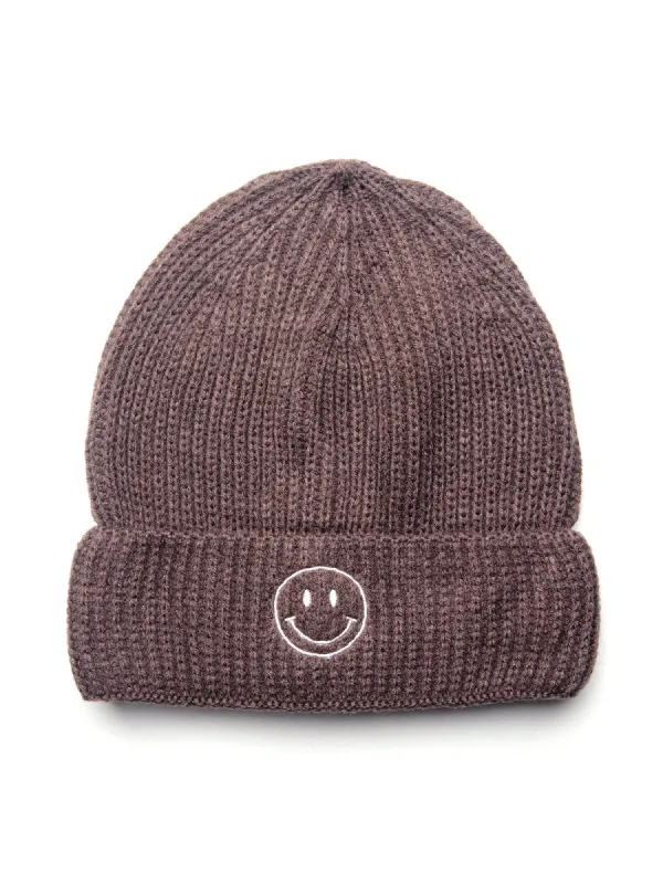 HARLOW RIBBED EMBROIDERED BEANIE - CLEARANCE sold by Blackwell