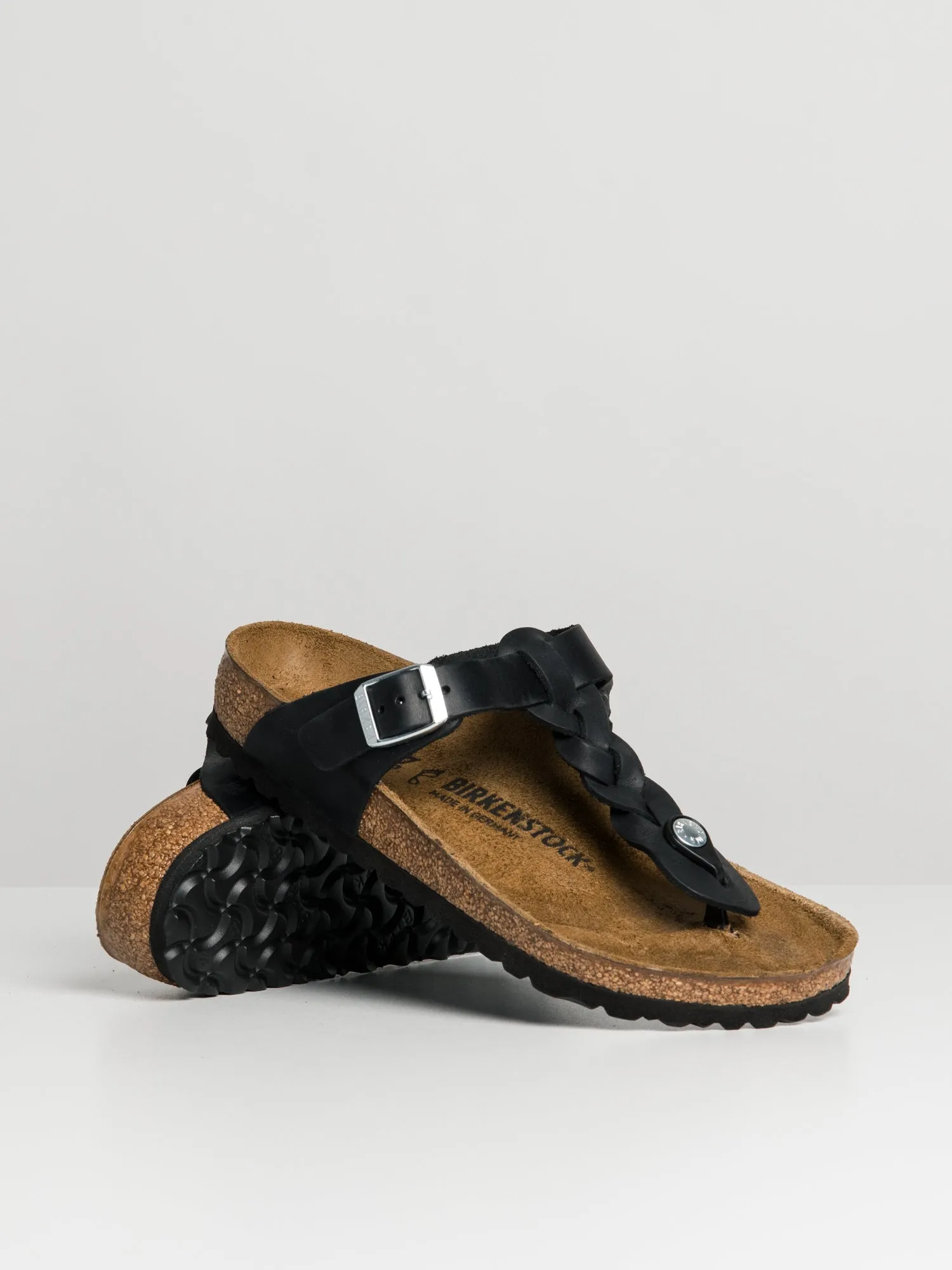 WOMENS BIRKENSTOCK GIZEH BRAIDED LEATHER REGULAR FIT SANDALS sold by Blackwell product image thumbnail 2