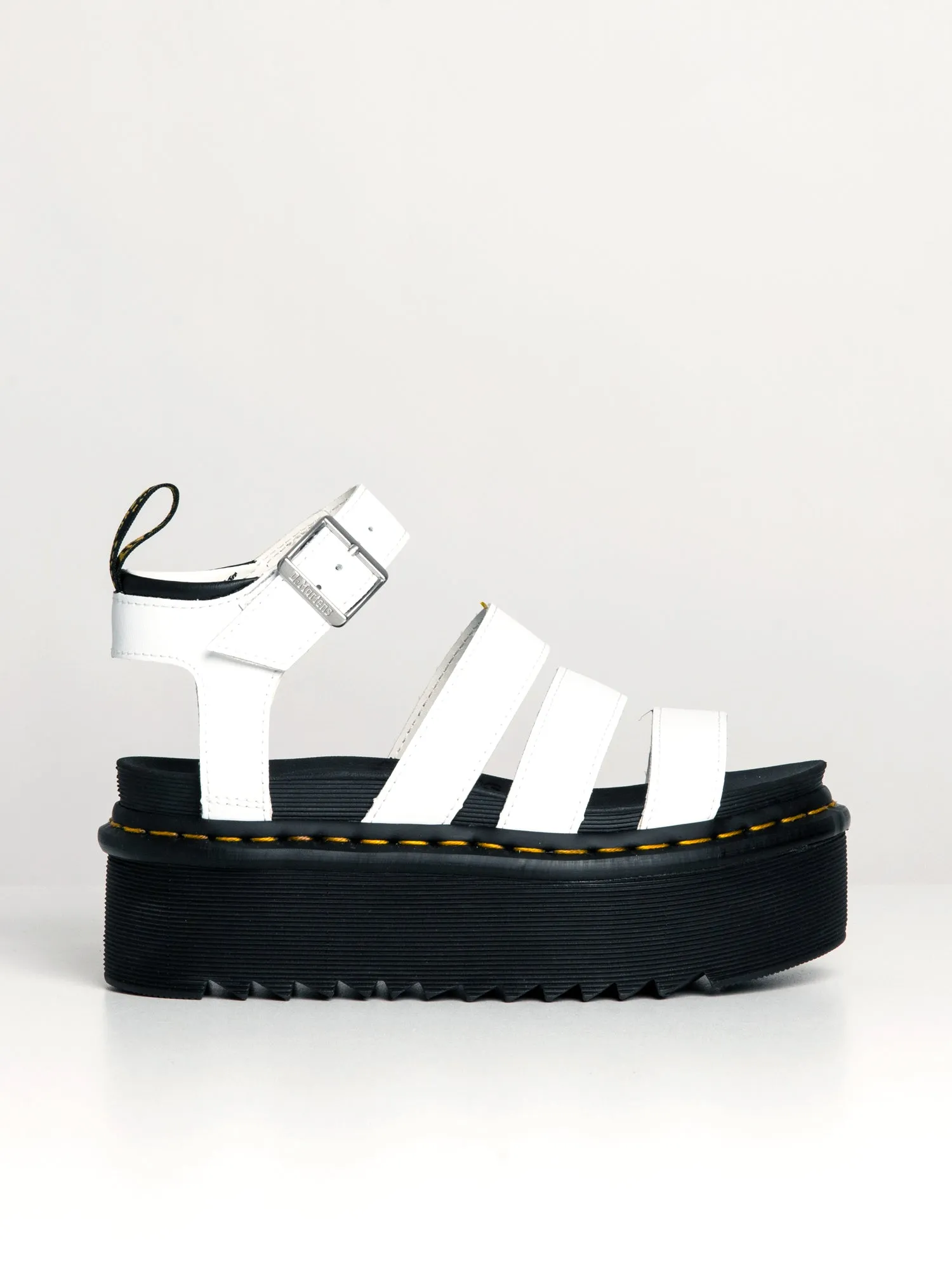 WOMENS DR MARTENS BLAIRE QUAD PLATFORM LEATHER SANDALS sold by Blackwell