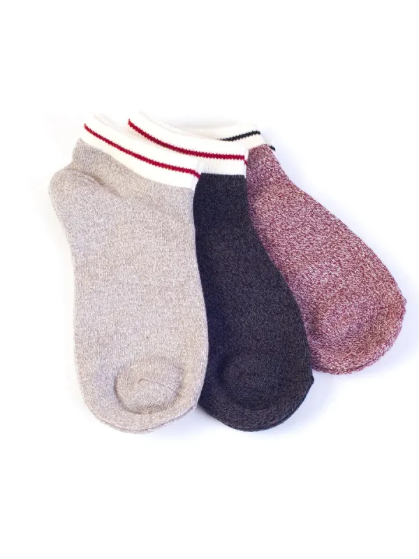 SCOUT & TRAIL COTTAGE LIFE ANKLE 3 PACK SOCKS sold by Blackwell