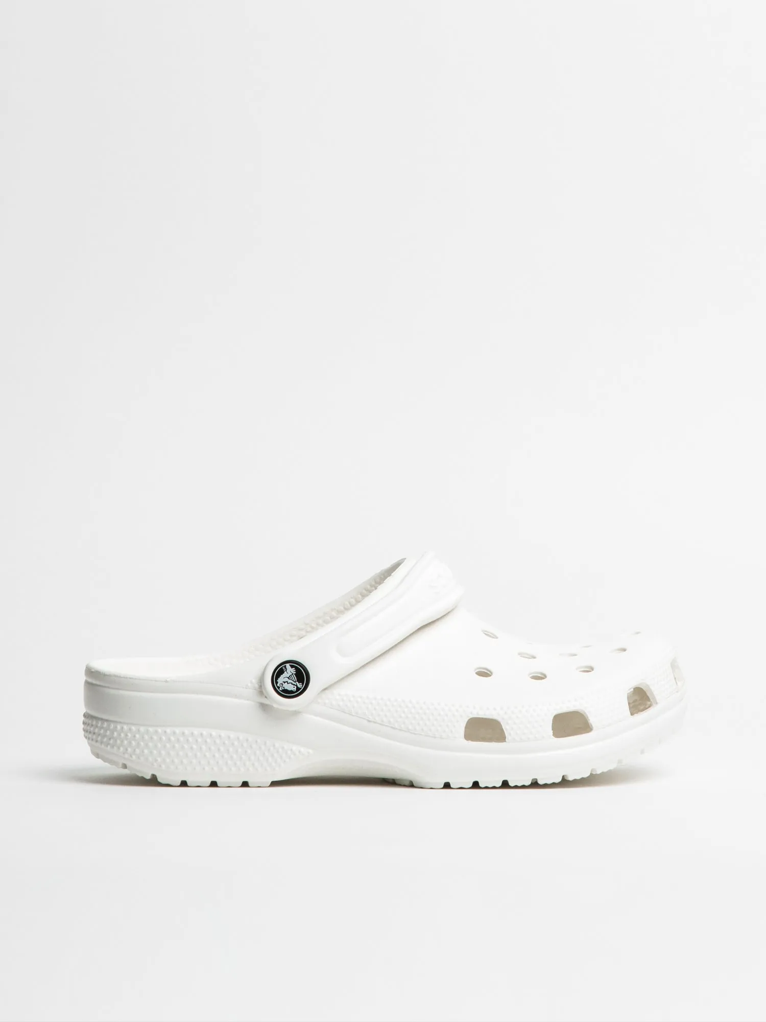 WOMENS CROCS CLASSIC CLOGS - WHITE sold by Blackwell