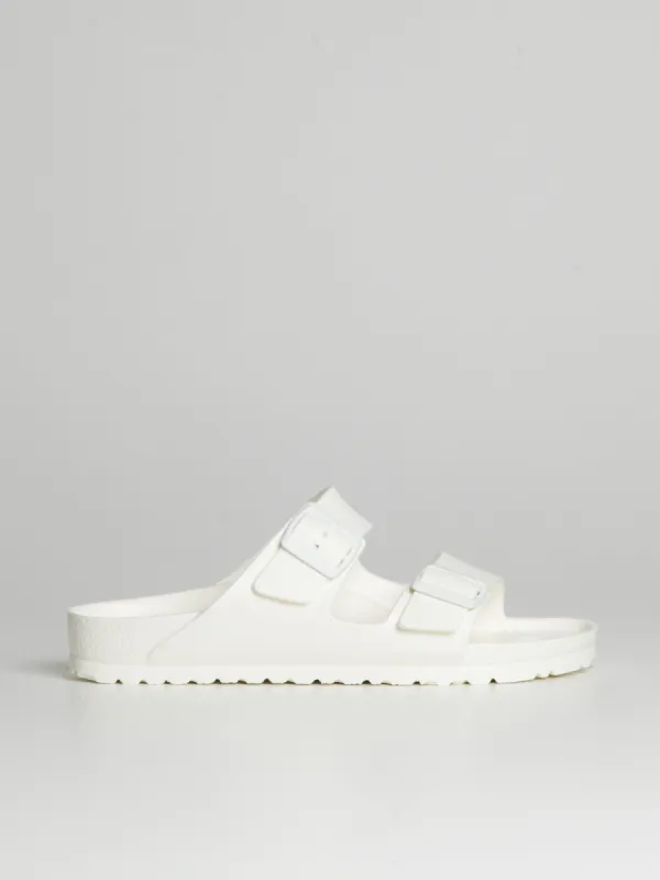 WOMENS BIRKENSTOCK ARIZONA EVA SANDALS - MEDIUM/NARROW - WHITE sold by Blackwell
