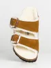 WOMENS BIRKENSTOCK ARIZONA SHEARLING REGULAR SANDALS  - CLEARANCE sold by Blackwell