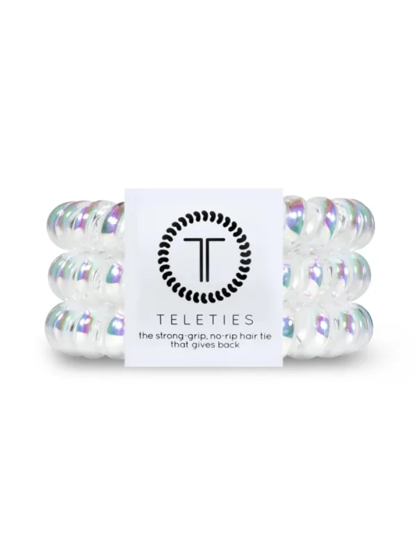 TELETIES HAIR TIE LARGE - PEPPERMINT sold by Blackwell