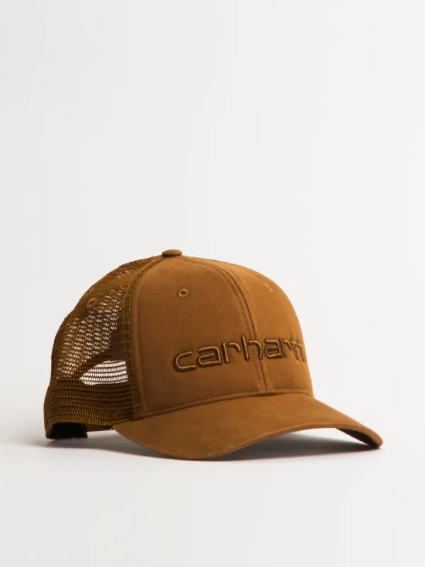 CARHARTT CANVAS MESH-BACK LOGO GRAPHIC HAT sold by Blackwell