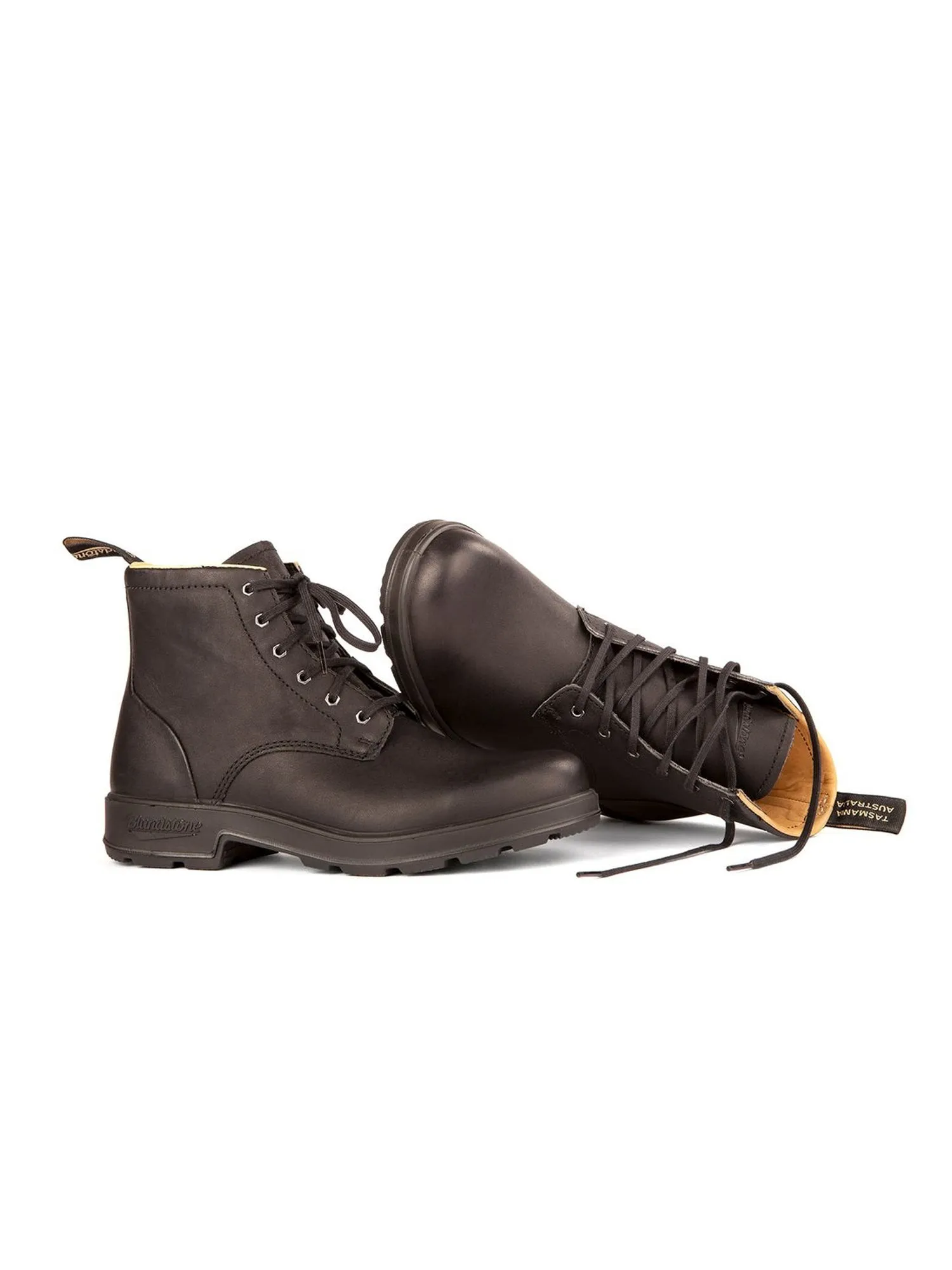 WOMENS BLUNDSTONE ORIG LTHR LINED LACE UP - BLK sold by Blackwell product image thumbnail 2