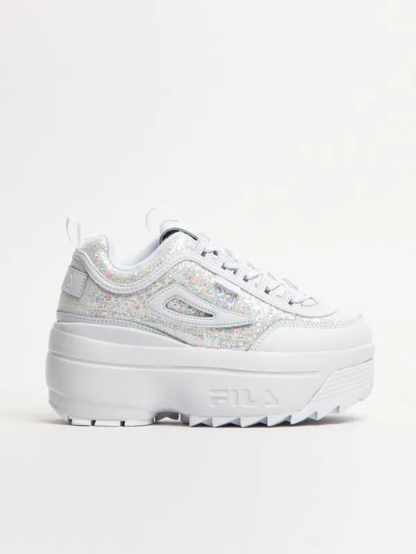 WOMENS FILA DISRUPTOR II WEDGE SNEAKER sold by Blackwell