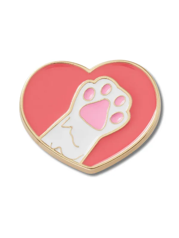 CROCS JIBBITZ - HEART CAT TOE BEAN sold by Blackwell