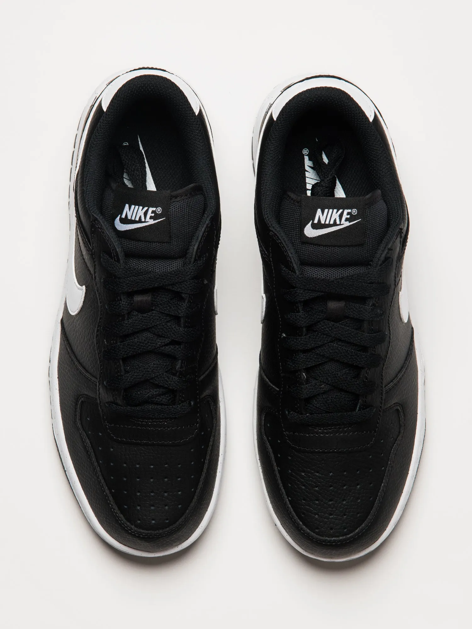MENS NIKE BIG NIKE LOW SNEAKER - BLACK/WHITE sold by Blackwell product image thumbnail 4
