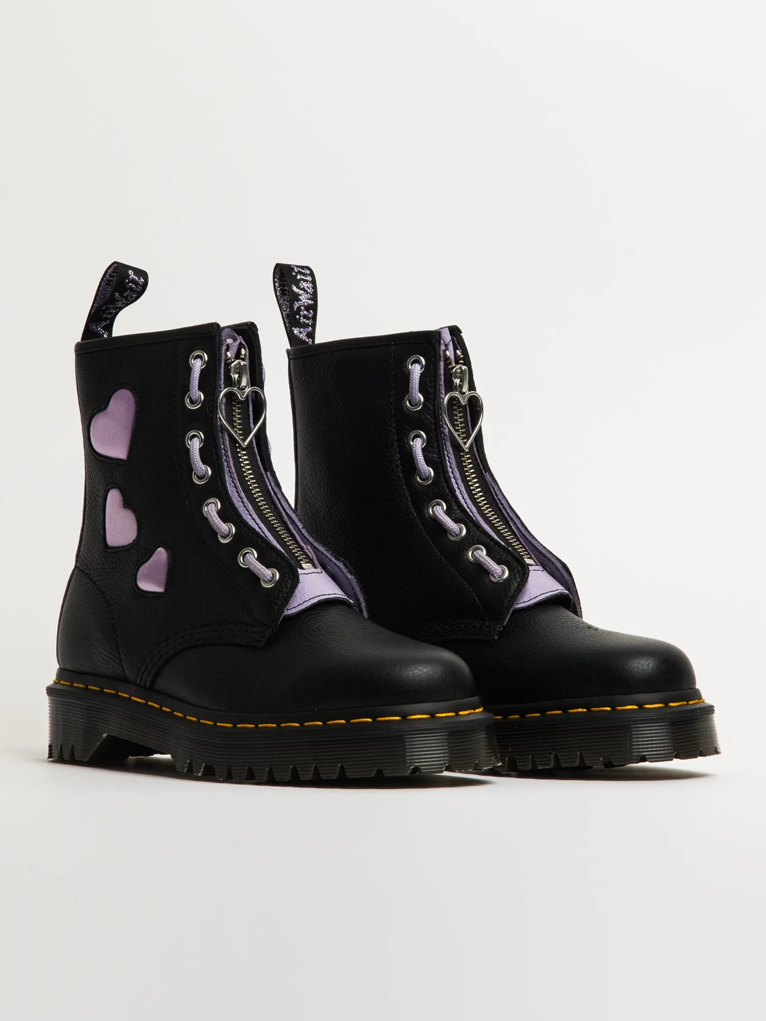 WOMENS DR MARTENS 1460 ZIP HEART VIRGINIA BOOTS sold by Blackwell product image thumbnail 2